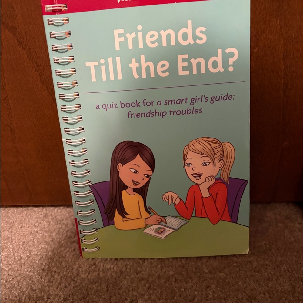 American Girl Friends Till the End? Quiz Book - Blue and Red